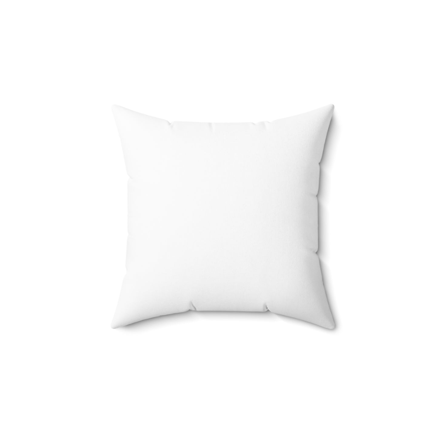 Stay Pawsitive Cat Spun Polyester Square Pillow