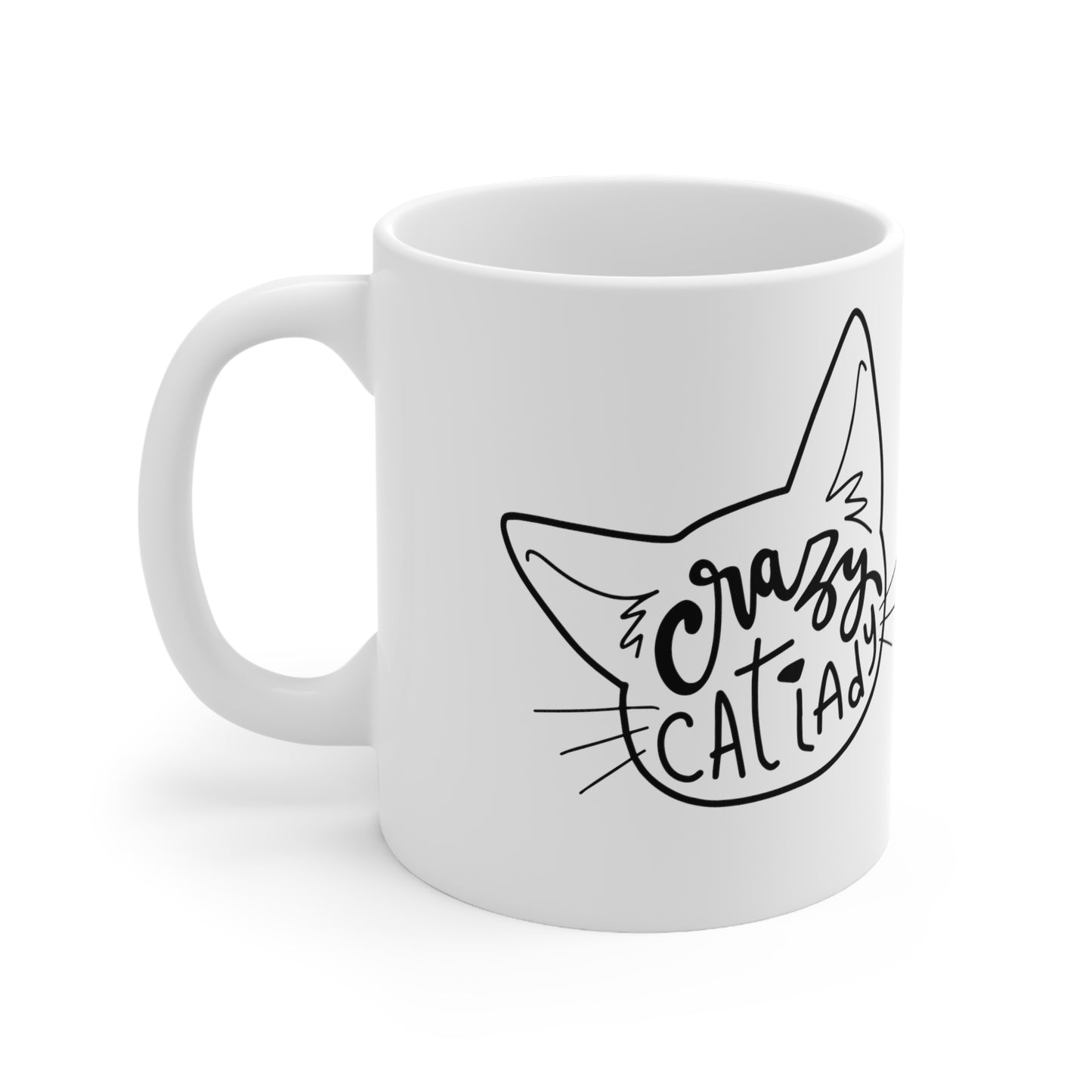 Crazy Cat Lady Ceramic Mug 11oz