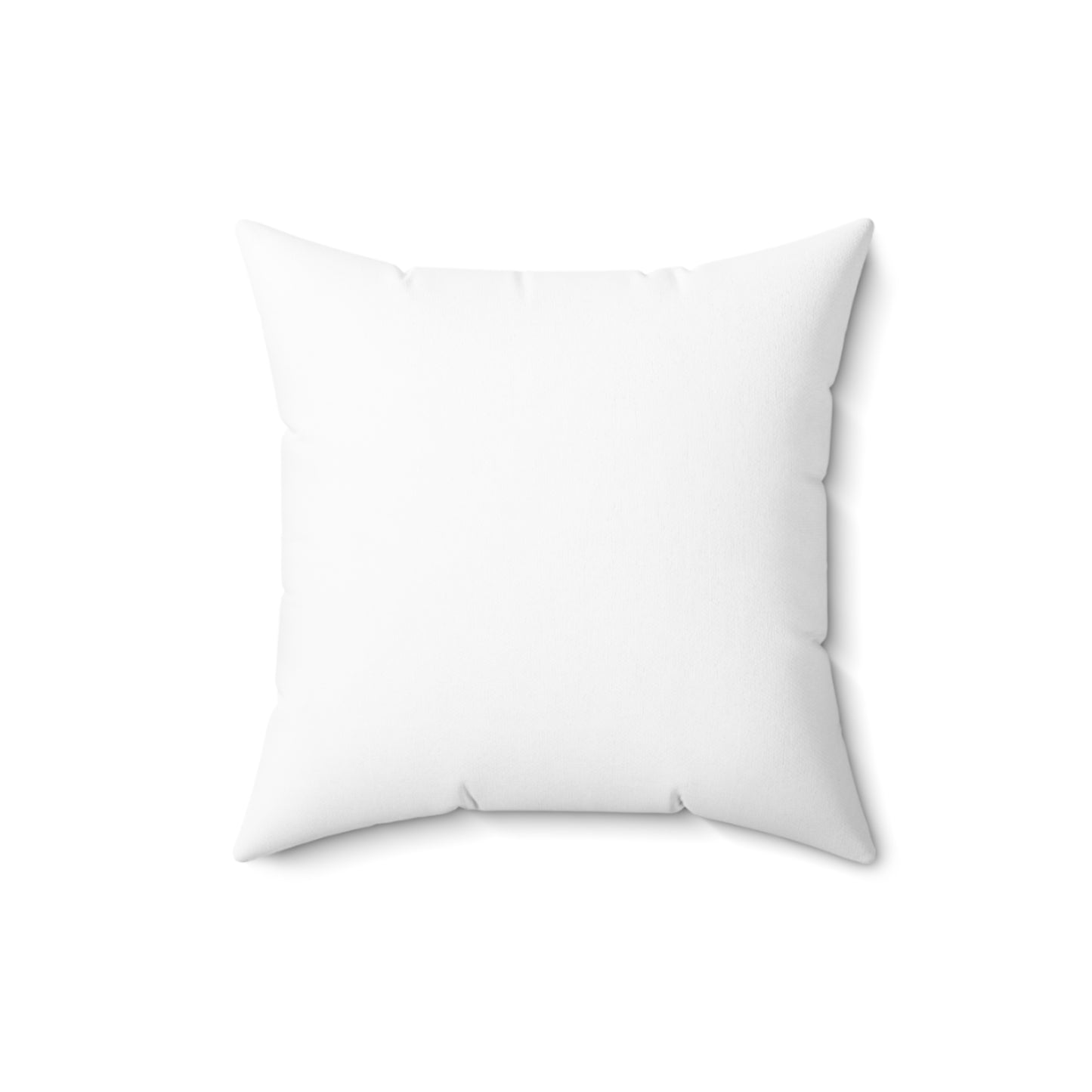 Stay Pawsitive Cat Spun Polyester Square Pillow