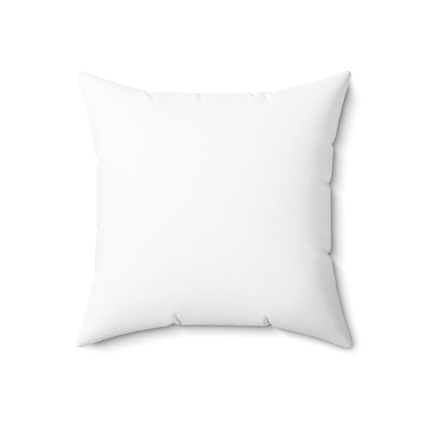 Stay Pawsitive Cat Spun Polyester Square Pillow