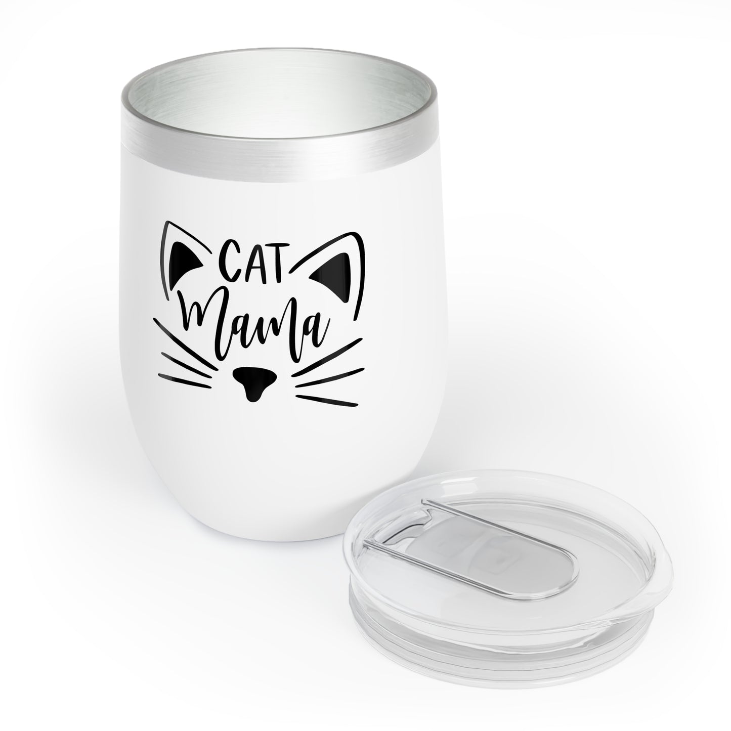 Cat Mama Chill Wine Tumbler