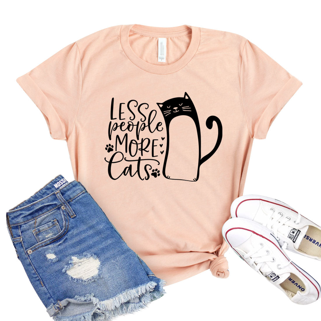 Less People More Cats Shirt