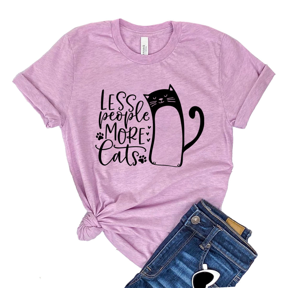 Less People More Cats Shirt