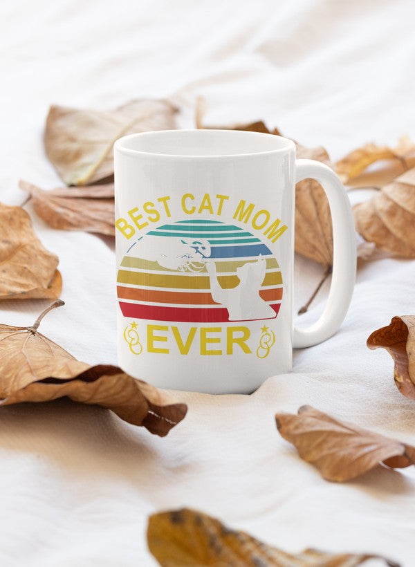 Best Cat Mom Mug