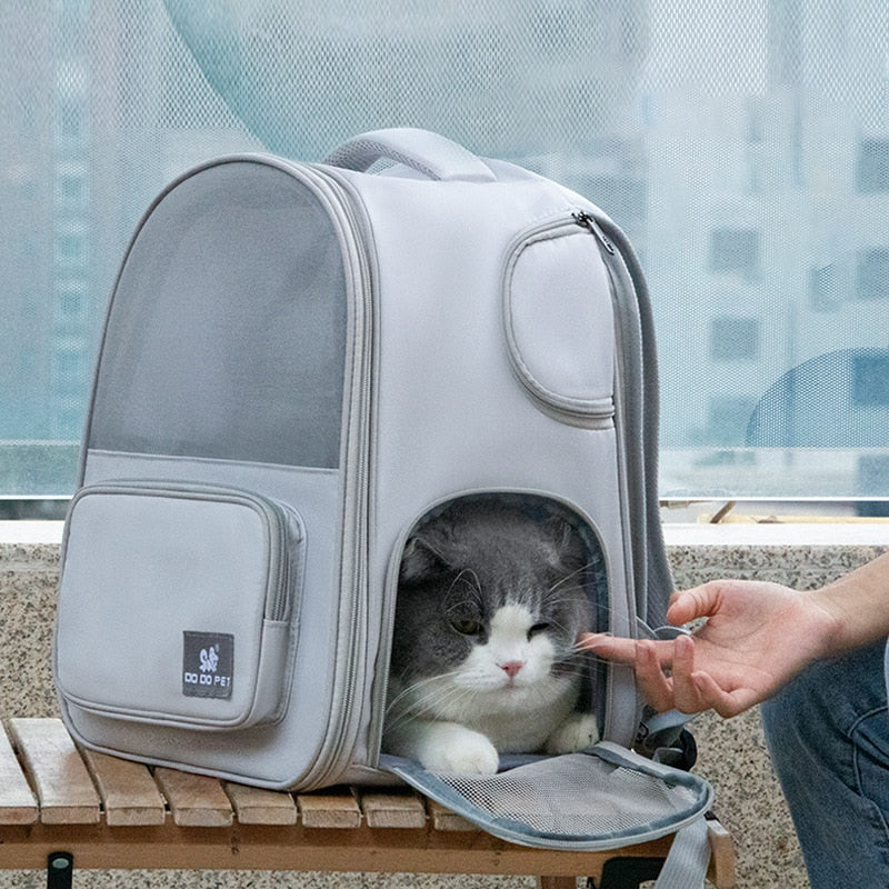 Expandable Mesh Pet Backpack