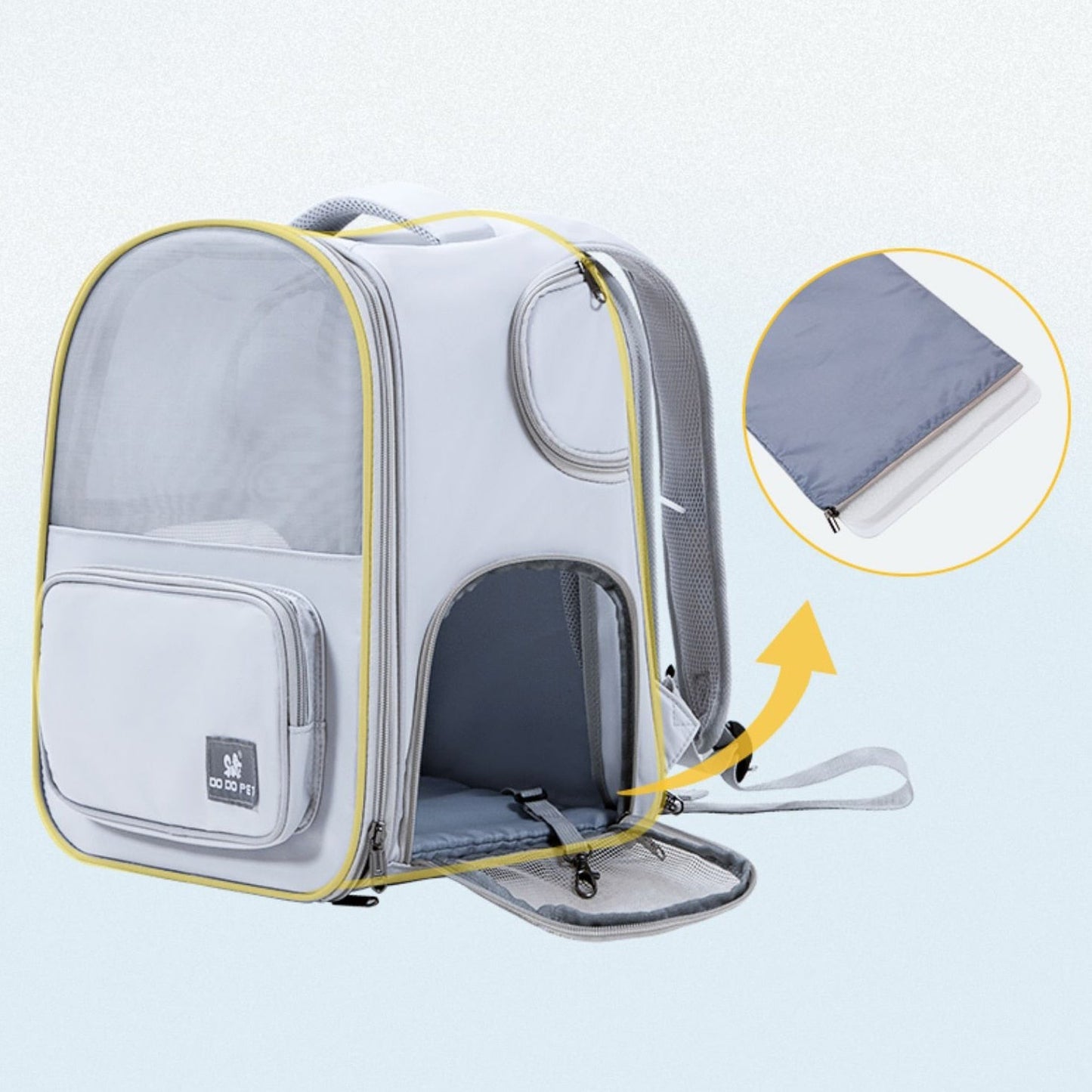 Expandable Mesh Pet Backpack