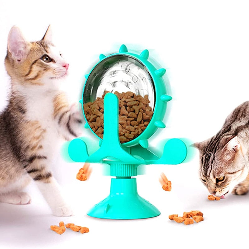 Turntable Leaking Food Cat Toy