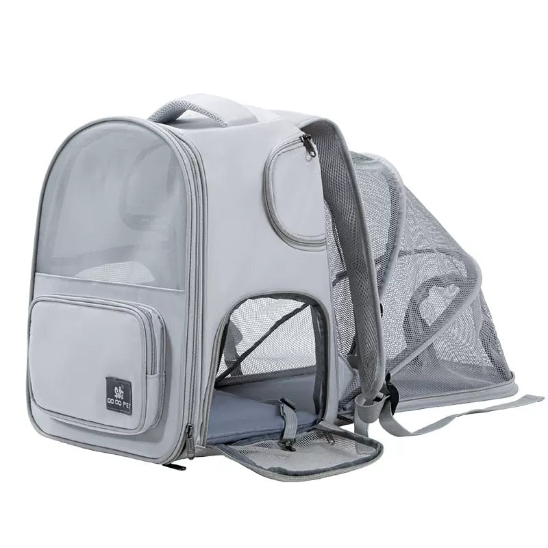 Expandable Mesh Pet Backpack